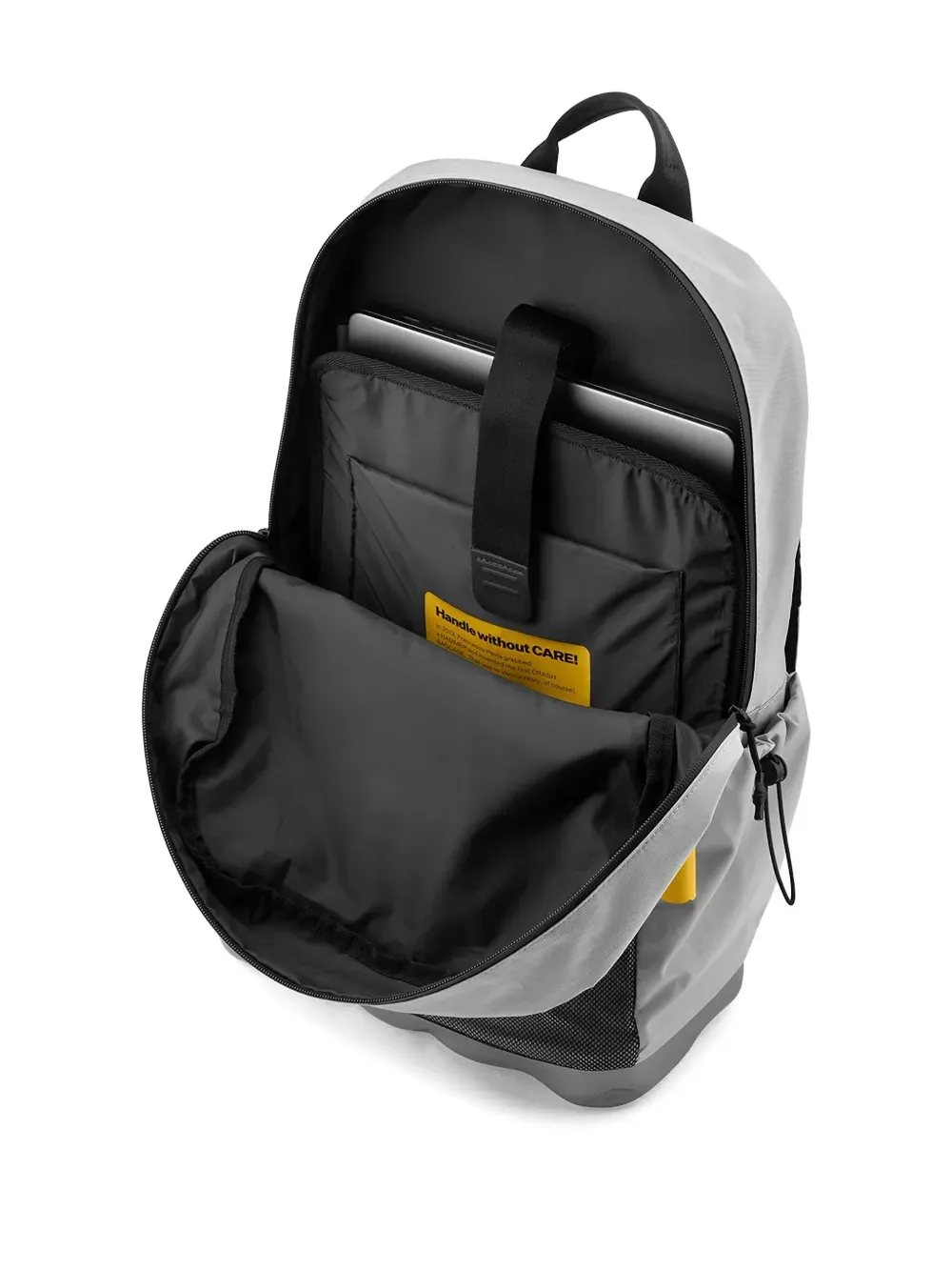 Crash Baggage Rugzak met logodetail Grijs