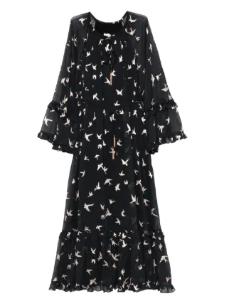 zimmermann black ruffle dress Zimmermann