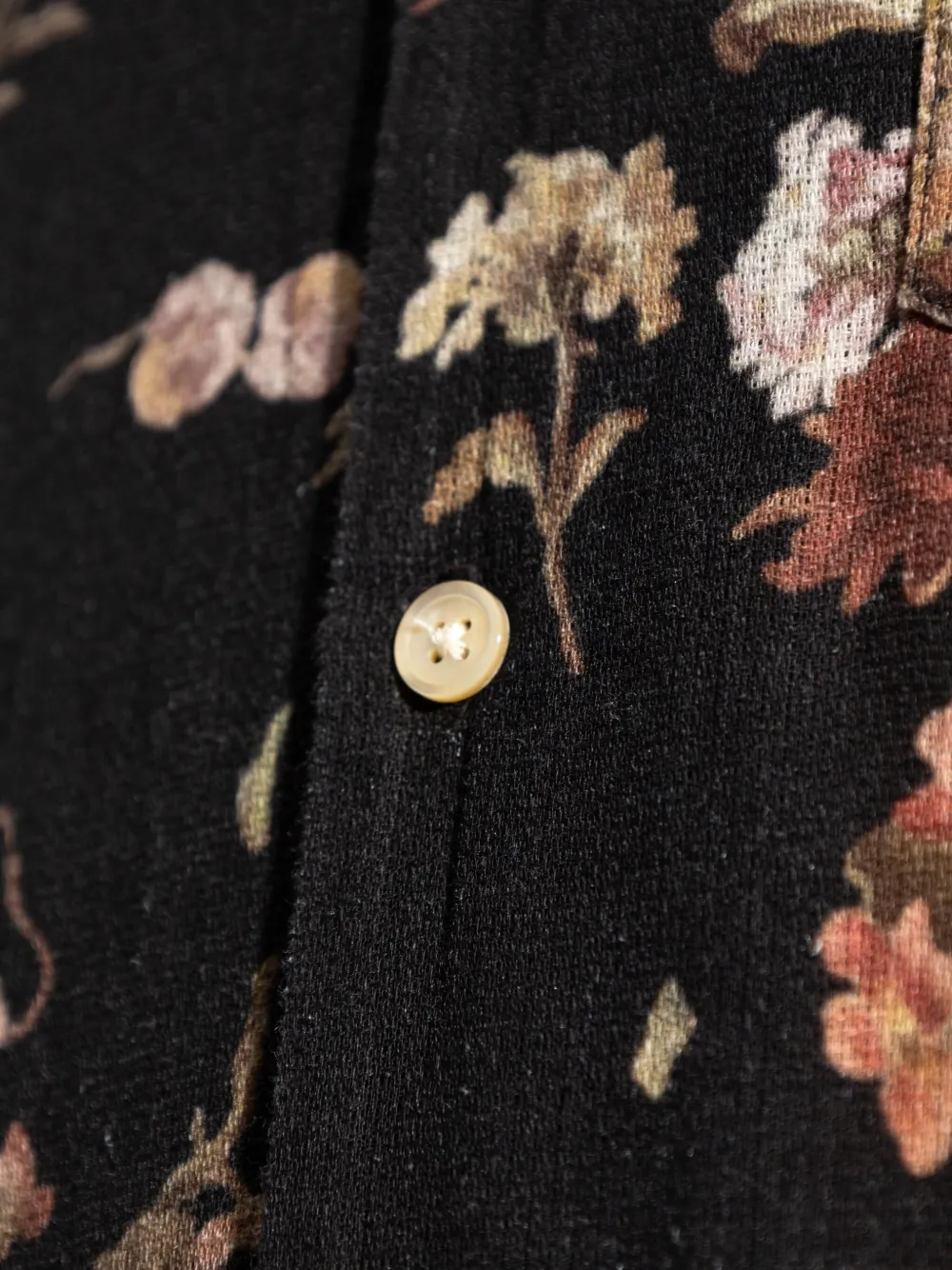 AllSaints Overhemd met bloemenprint Zwart