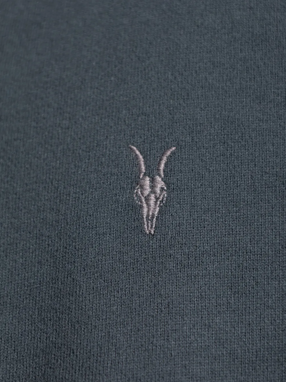 AllSaints Sweater met geborduurd logo Blauw