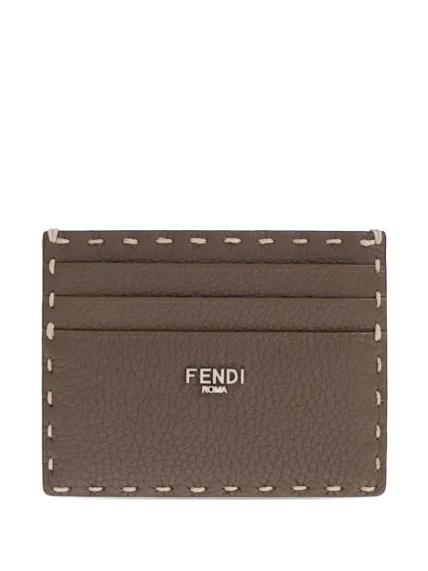 FENDI Selleria leather card holder