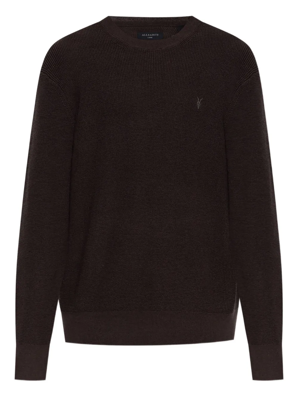 AllSaints Gerippter Pullover | Braun | Image 1
