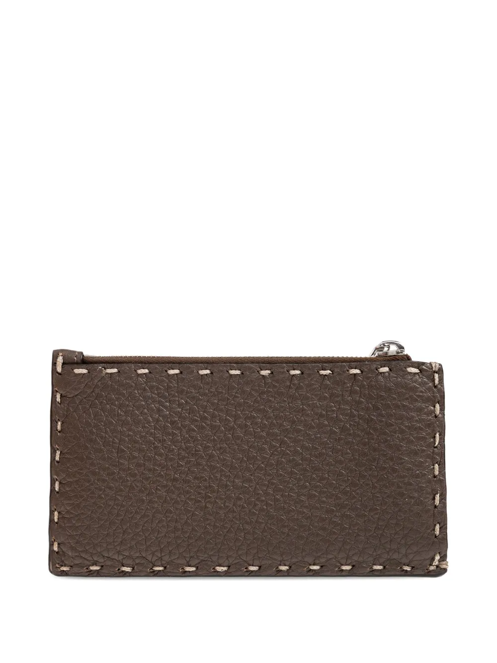 FENDI Selleria leren pasjeshouder Bruin