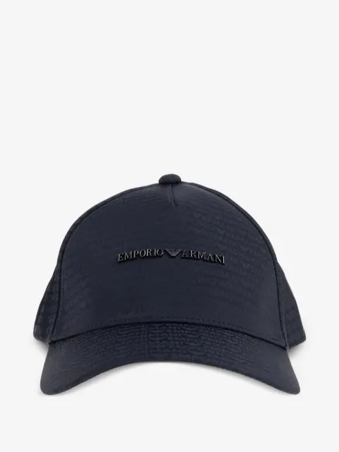 Emporio Armani logo-plaque baseball cap