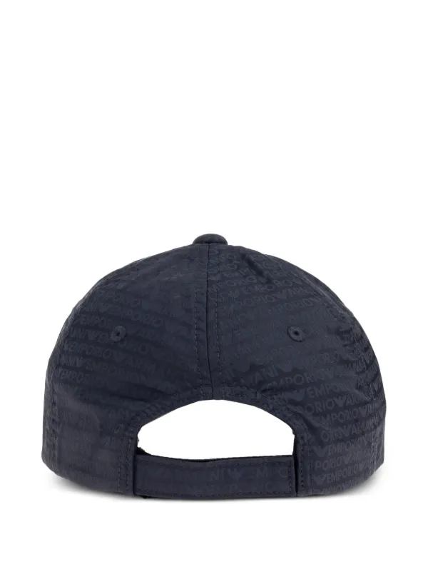 Emporio Armani ロゴ キャップ | ブルー | FARFETCH JP