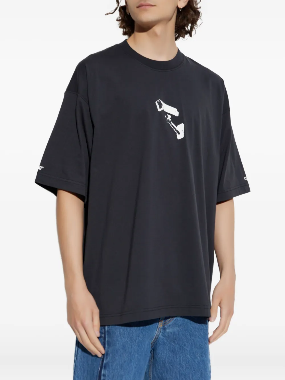 Vetements Camera-print T-shirt In Black