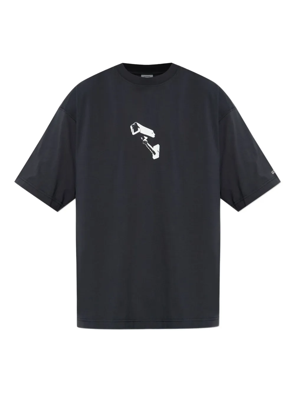 VETEMENTS camera-print T-shirt | Black | Image 1