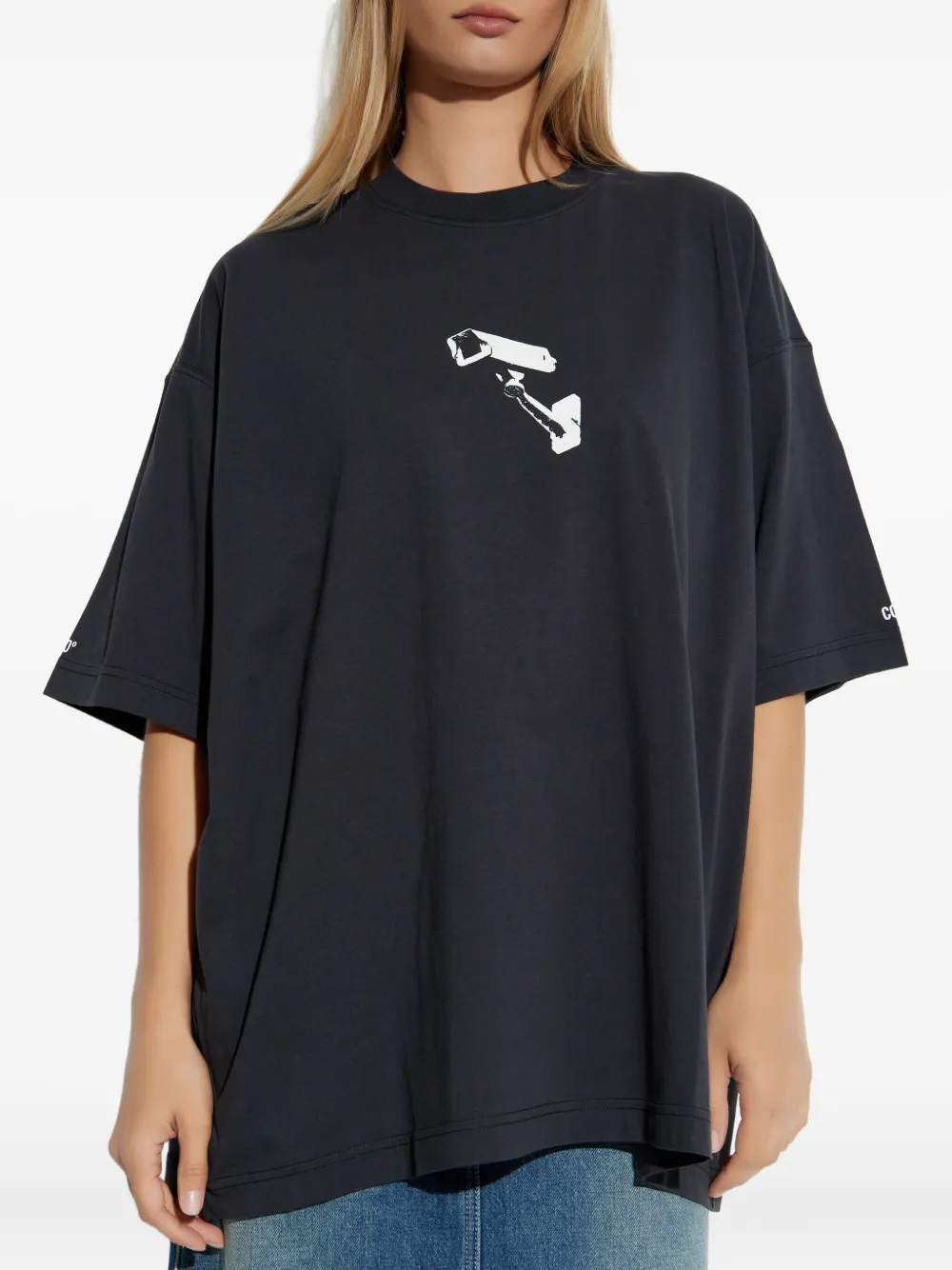 Vetements Camera-print T-shirt In Black