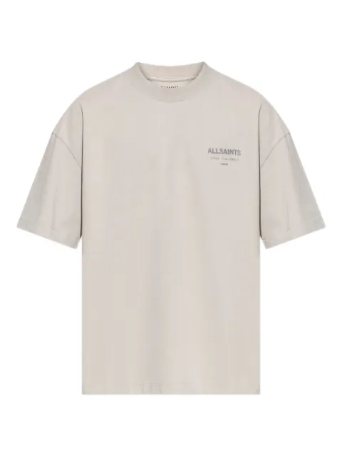 AllSaints embroidered-logo cotton T-shirt
