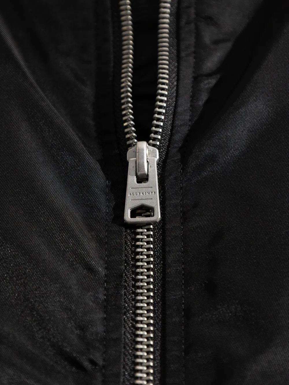 AllSaints Bomberjack met logodetail Zwart