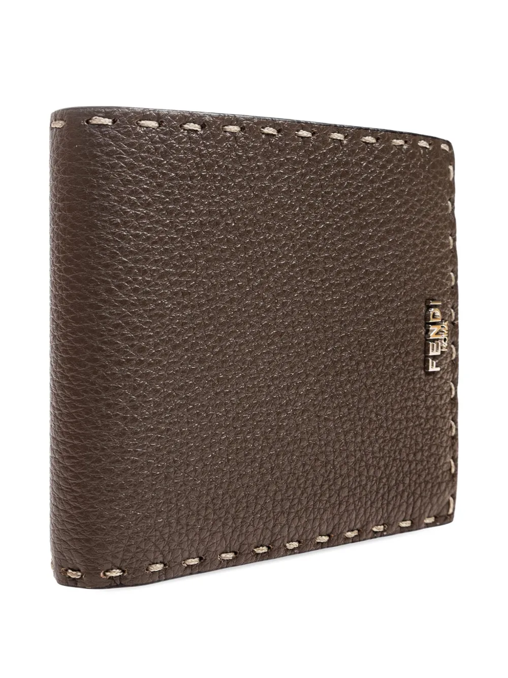 FENDI Selleria leren portemonnee Bruin