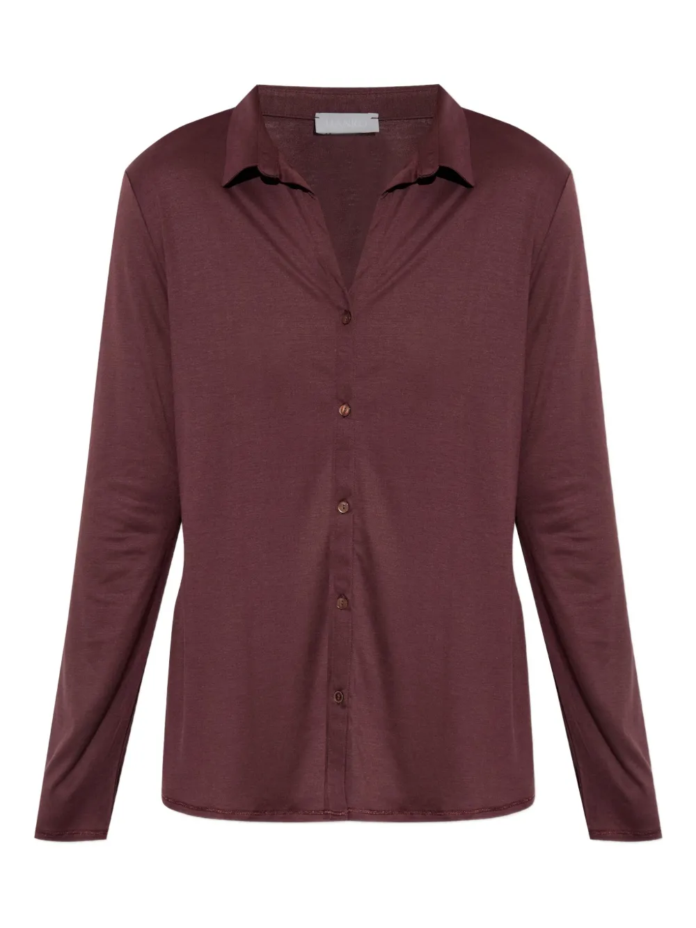 Hanro long-sleeve button-down shirt | Red | Image 1