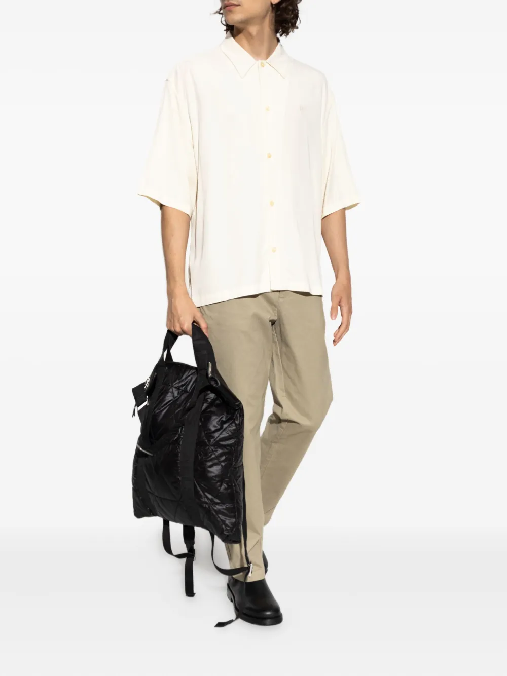 AllSaints Broek met geborduurd dier - Beige
