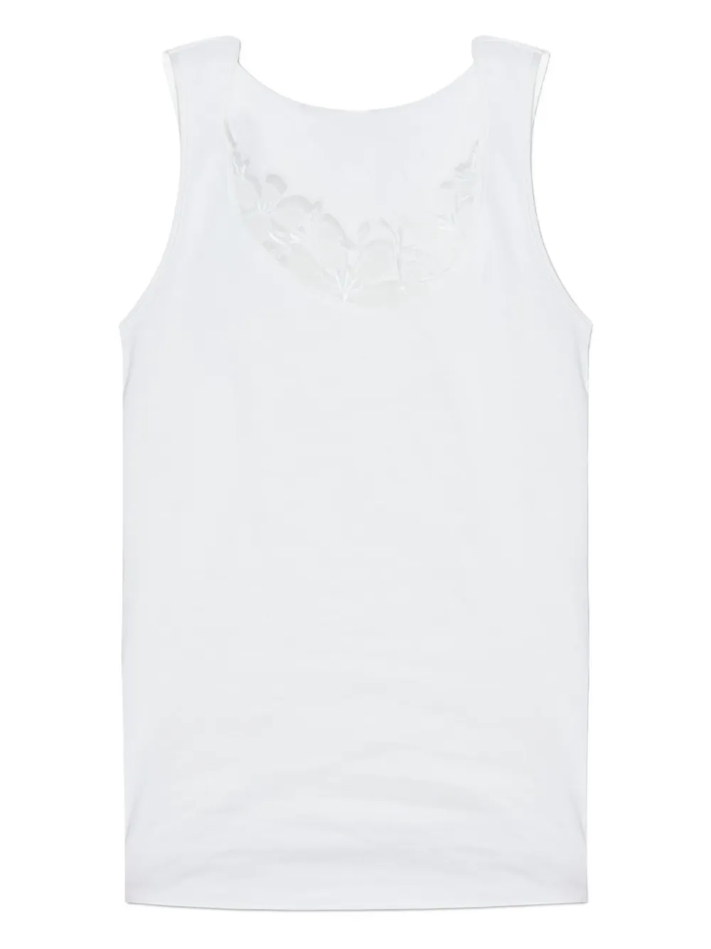 Hanro lace-embellished tank top | White | Image 1