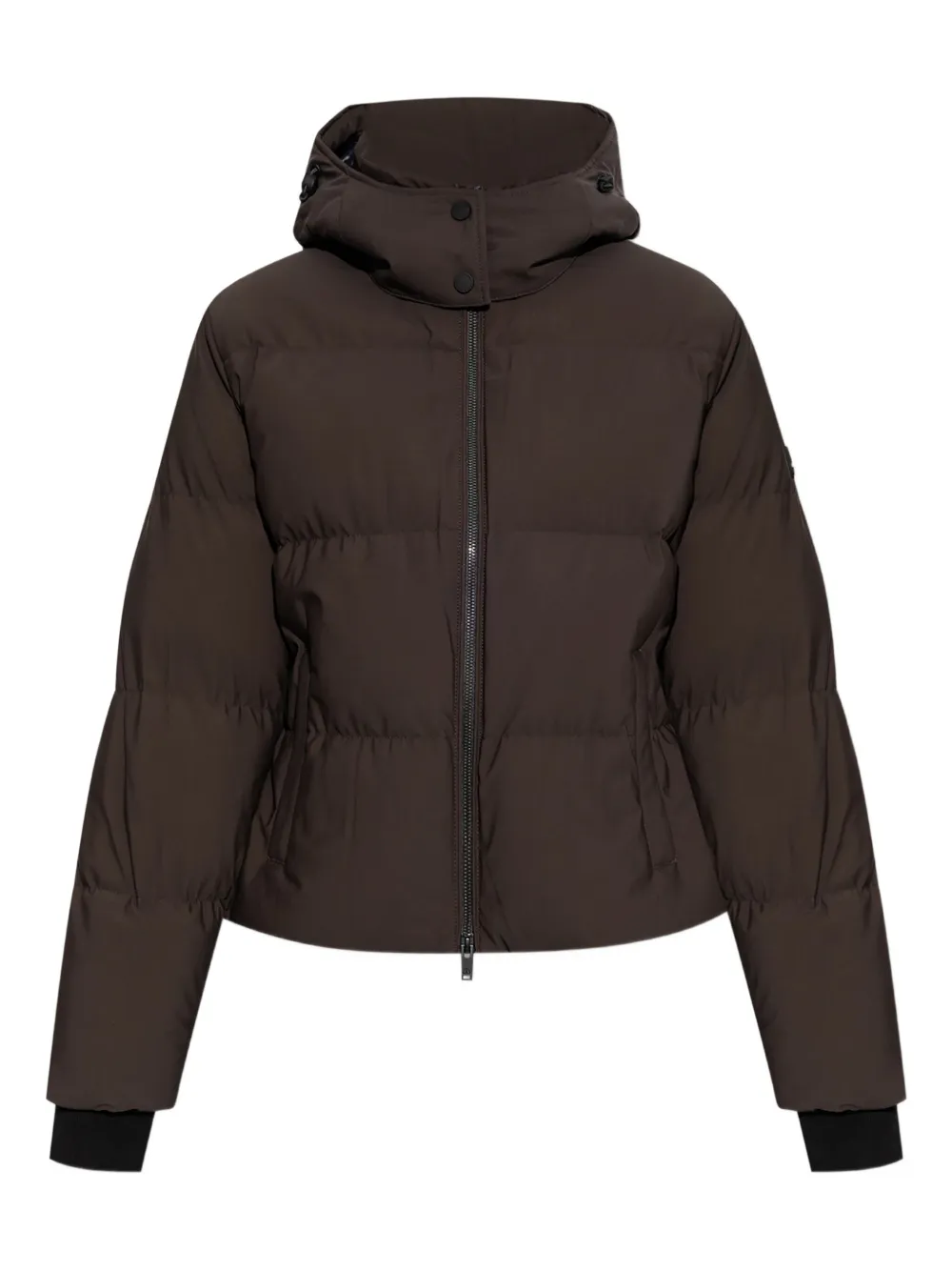 Moose Knuckles hooded puffer jacket | Brown | Image 1