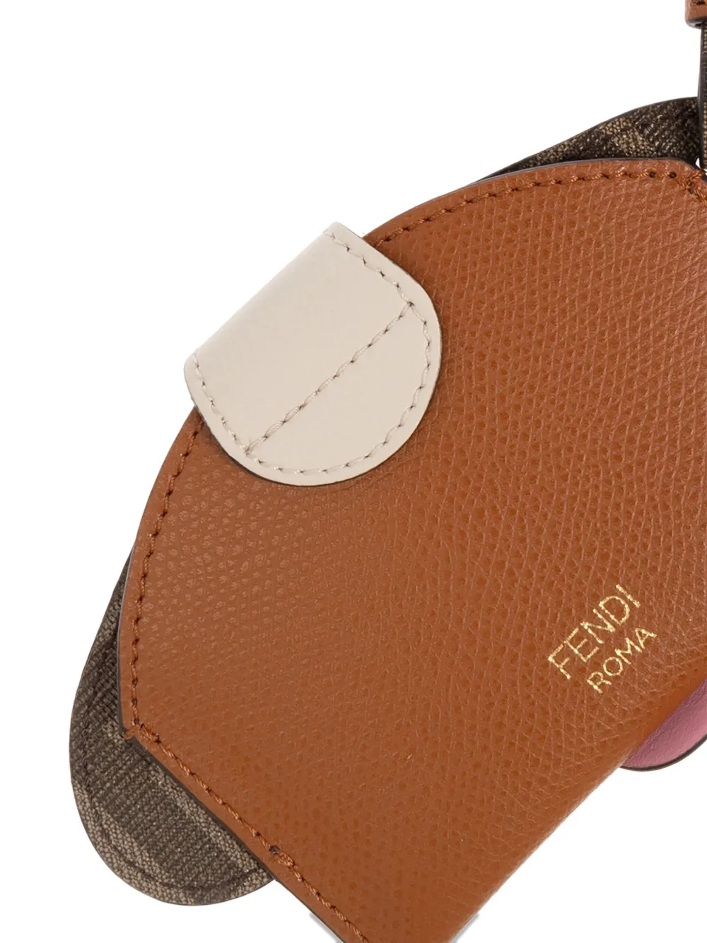 Fendi Best Friends Forever Card Holder In Brown