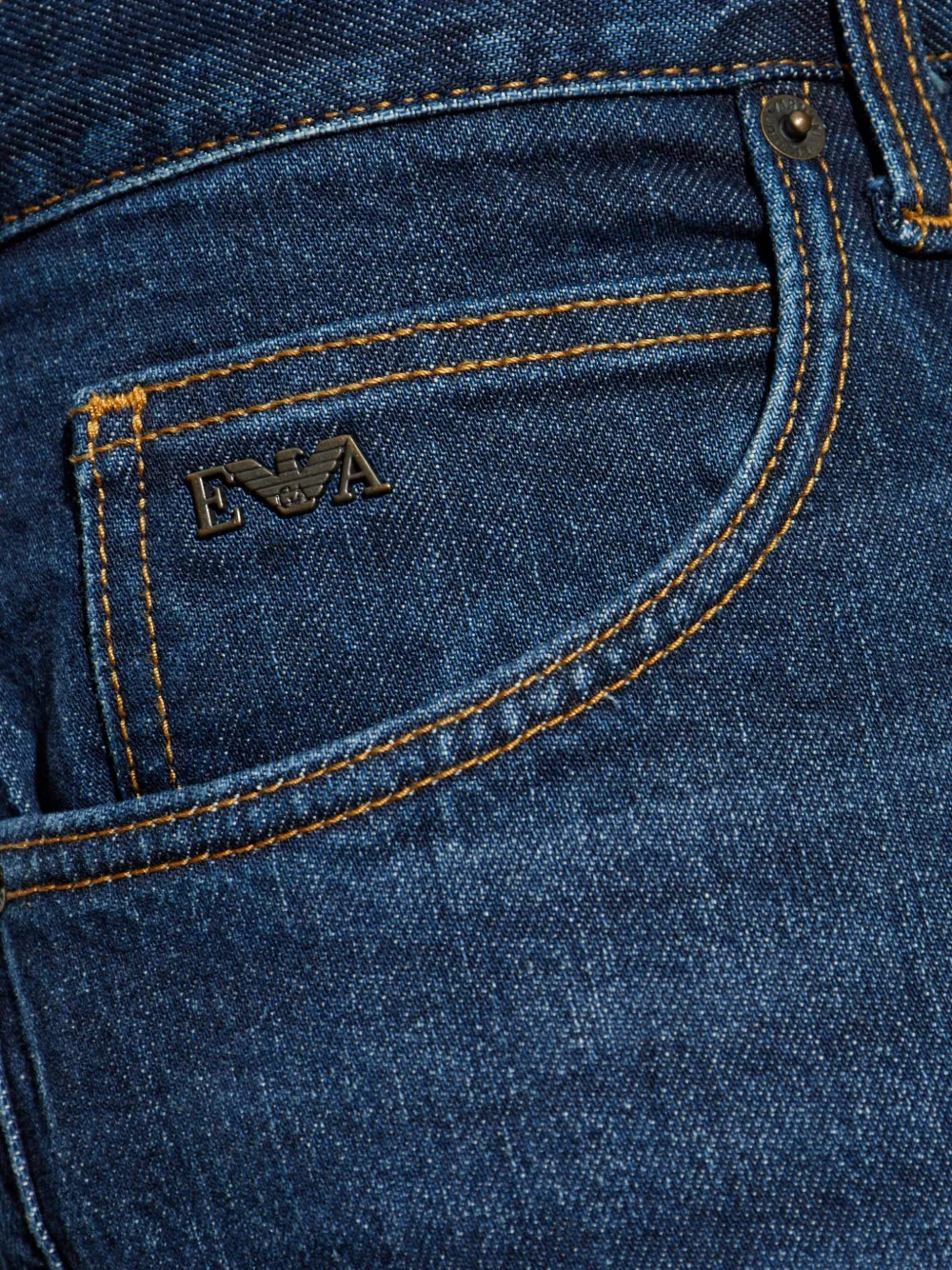 Emporio Armani Jeans met logopatroon Blauw