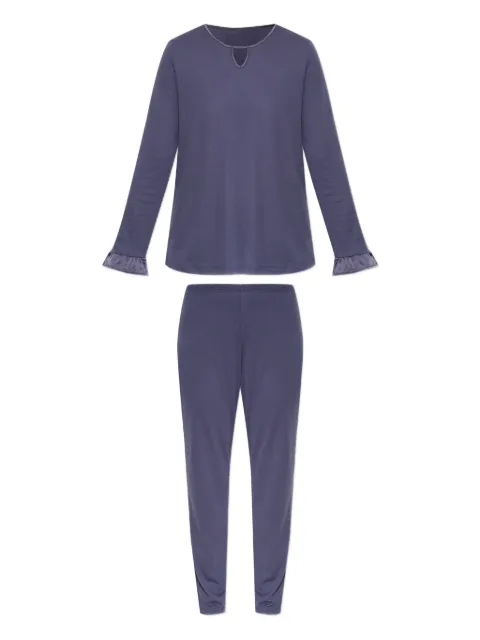 Hanro keyhole-detail pyjama (set of two)
