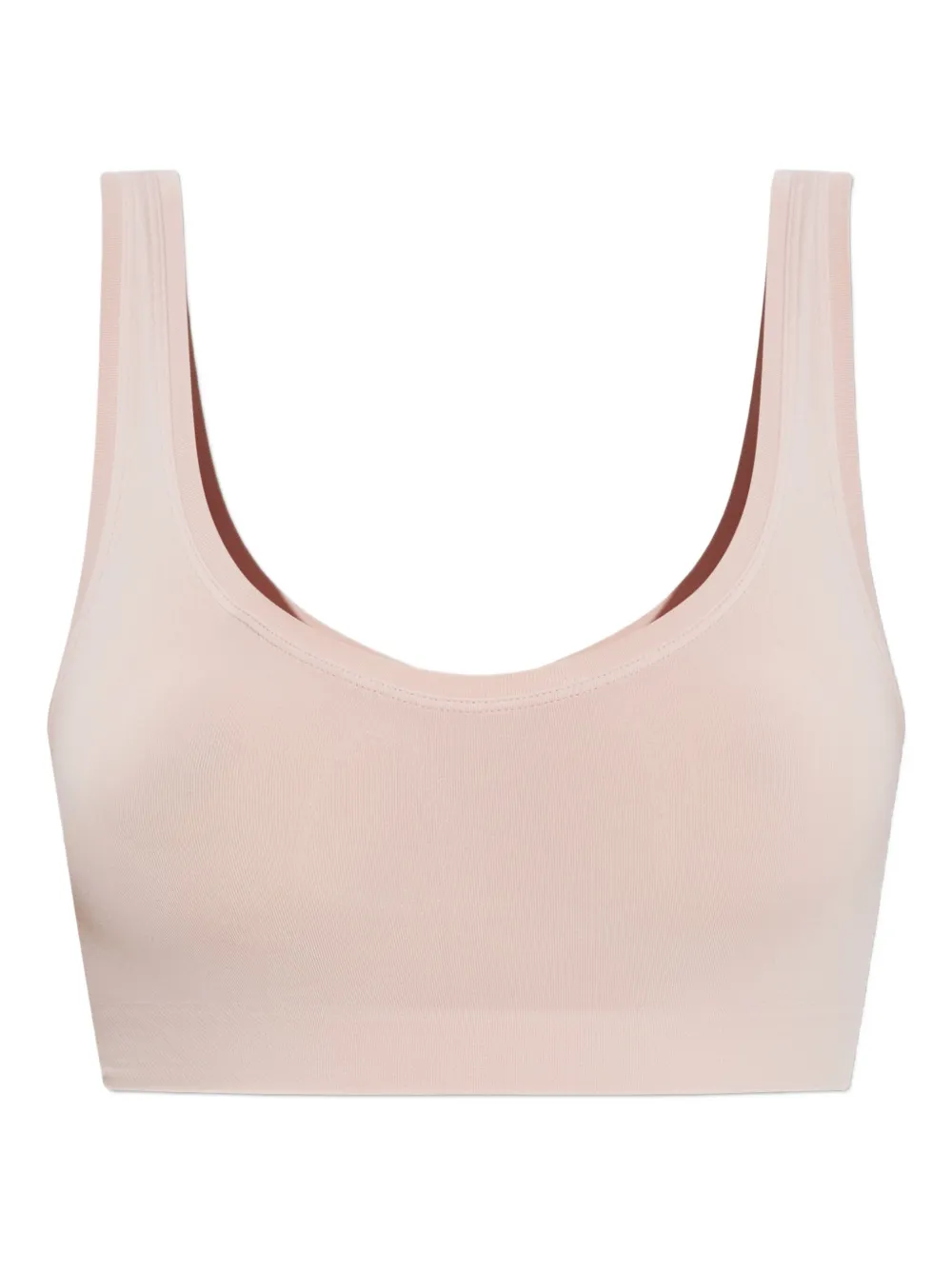 Hanro scoop-neck crop top | Pink | Image 1