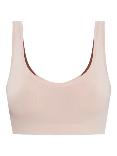 Hanro scoop-neck crop top