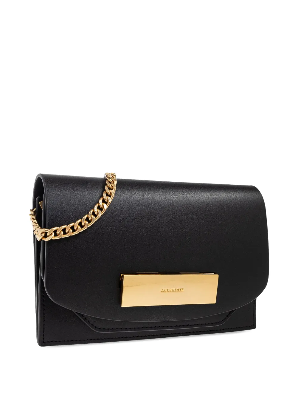 Allsaints Mini Etta Cross Body Bag In Black