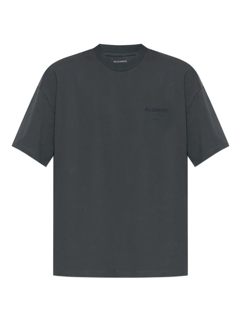 AllSaints playera con logo estampado | azul | Image 1