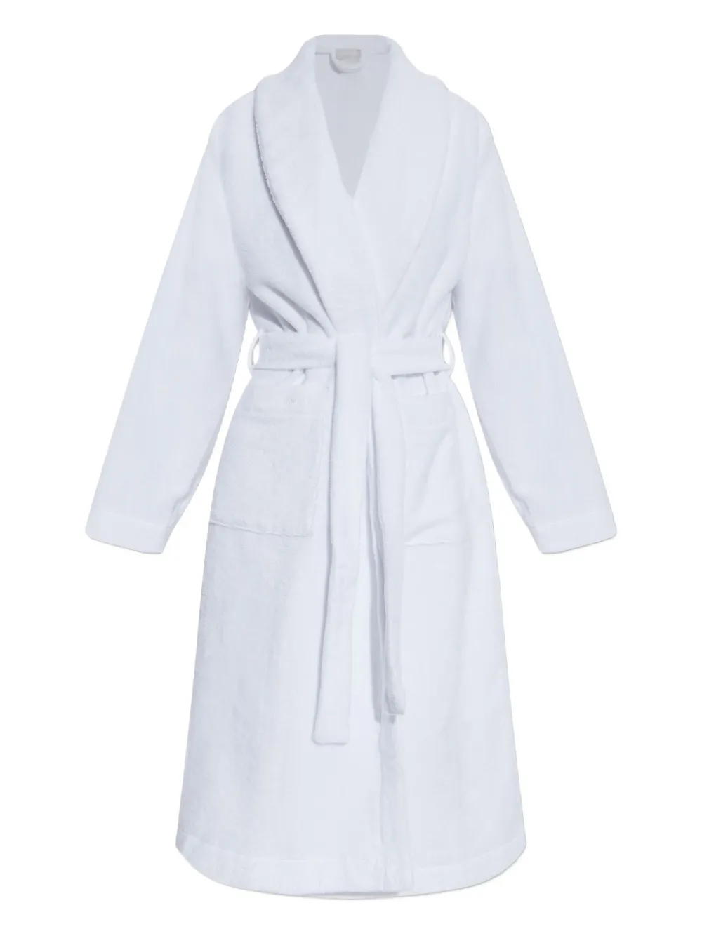 Hanro shawl-collar cotton robe | White | Image 1