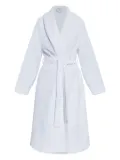 Hanro shawl-collar cotton robe - White