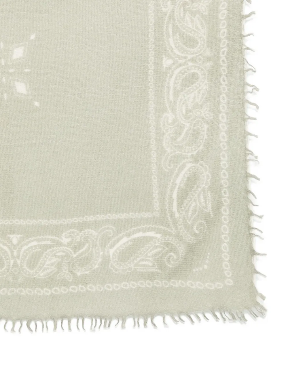 Warm-Me paisley-border fringed-edge scarf | Women | Image 2