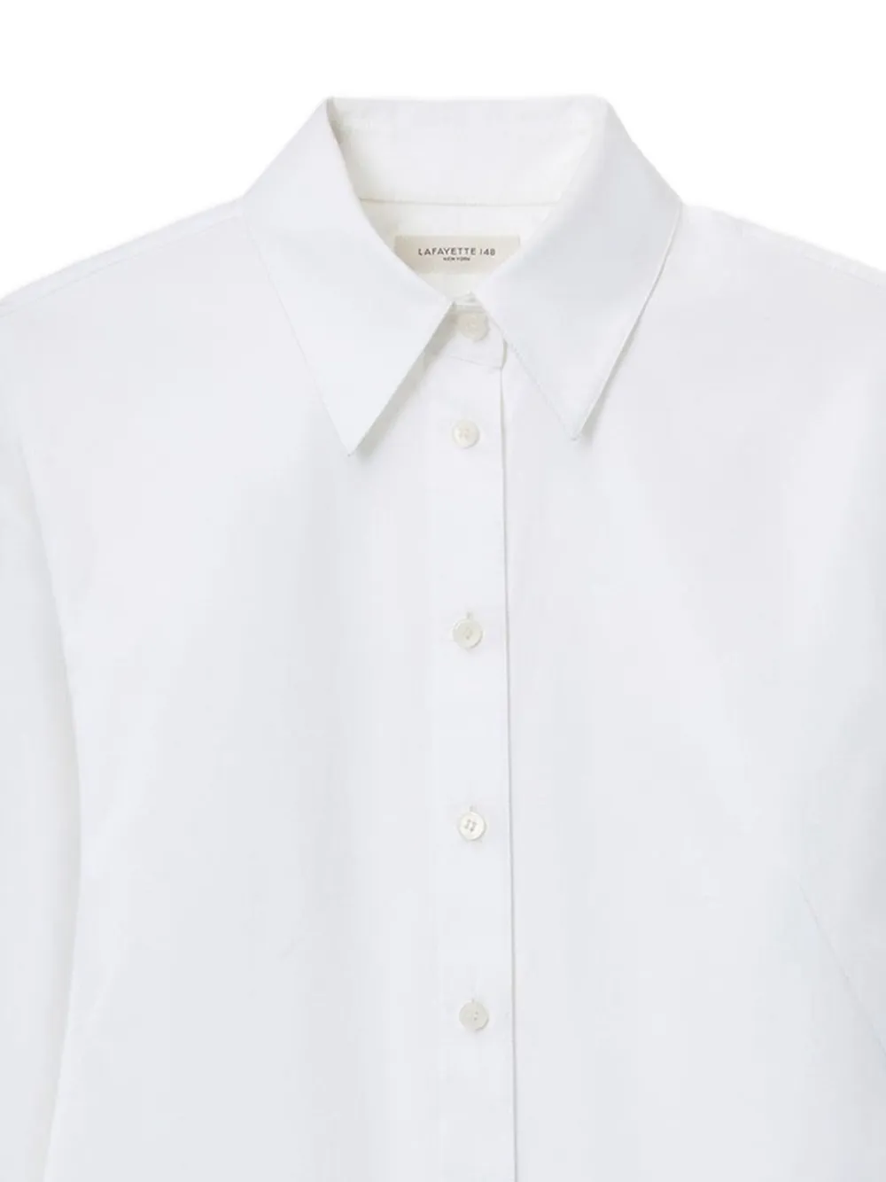 Lafayette 148 curved wide-cuff shirt | Shirts | Image 2