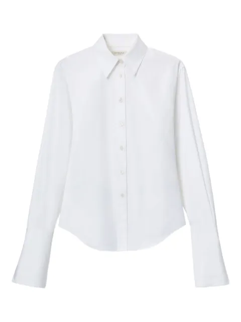 Lafayette 148 curved wide-cuff shirt