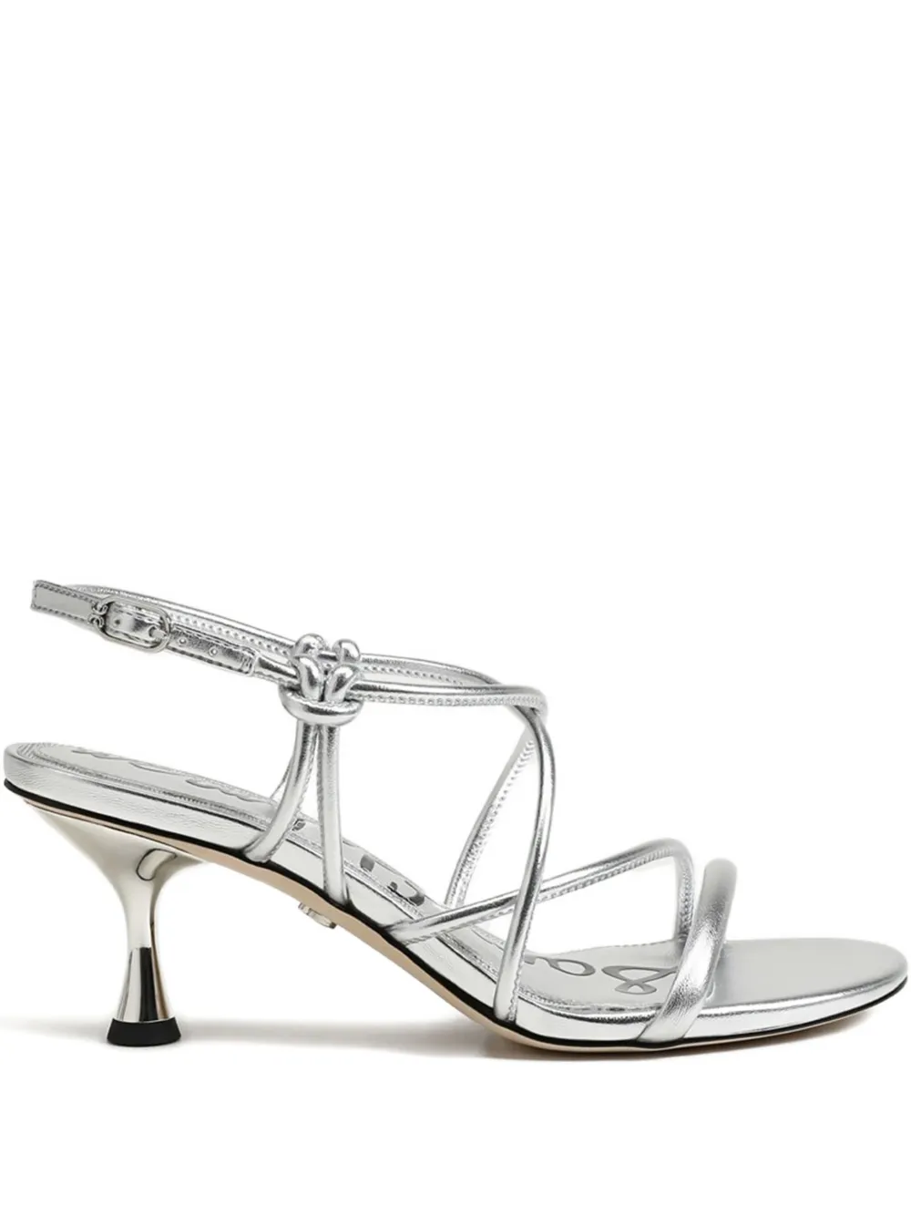 Sam Edelman 60mm knotted-strap heeled sandals | Grey | Image 1