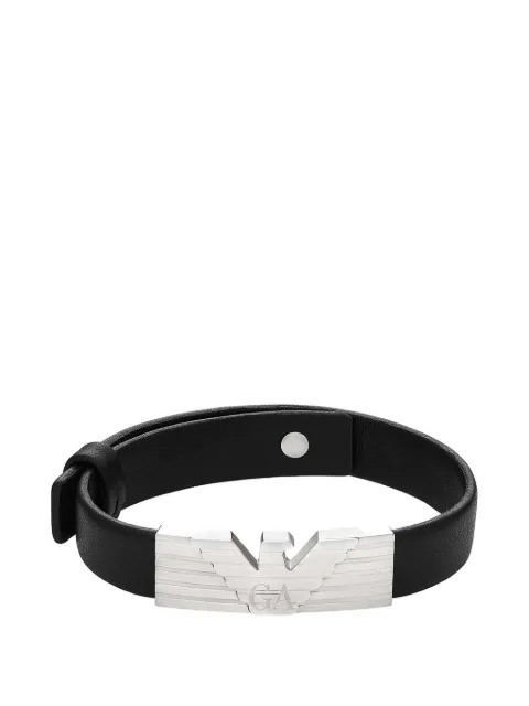 Emporio Armani logo-plaque bracelet