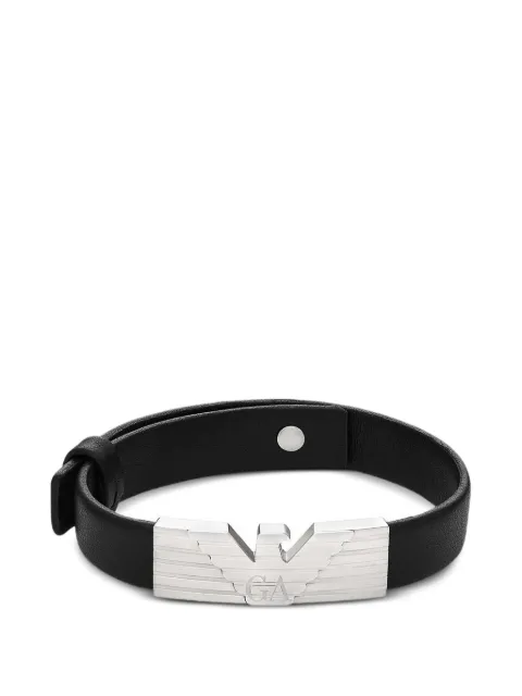Emporio Armani logo-plaque bracelet