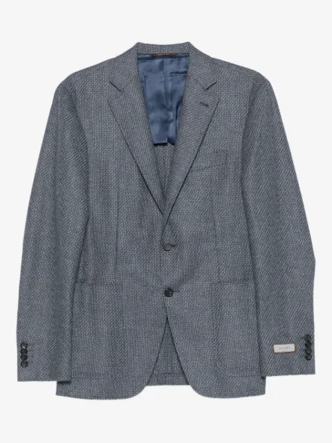 Canali textured wool blazer