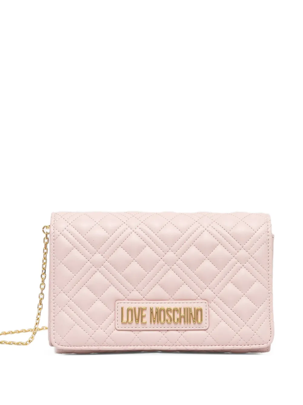 Love Moschino quilted chain shoulder bag - Rosa
