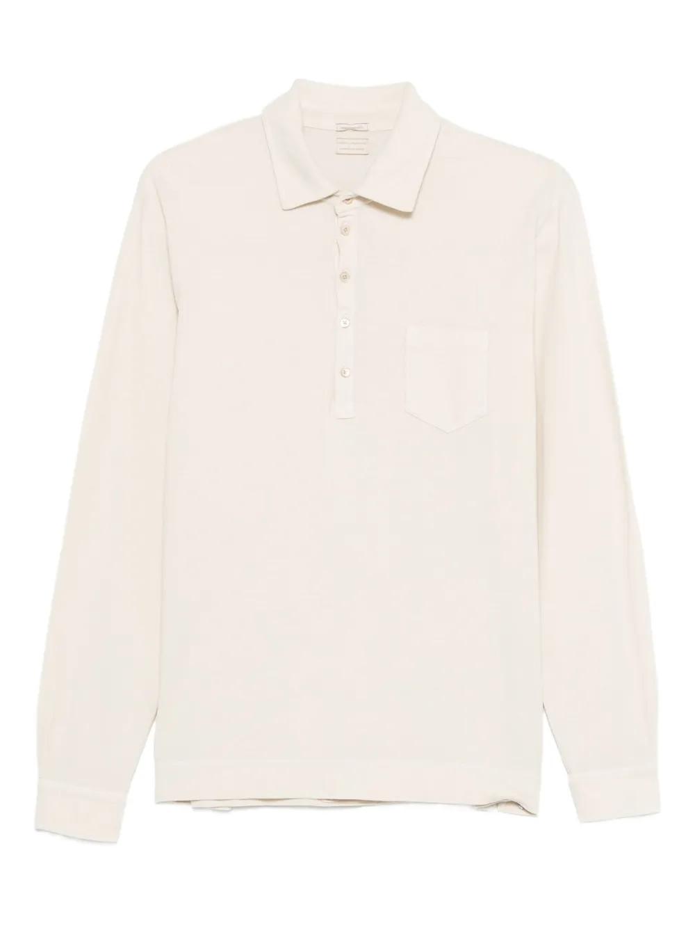Massimo Alba long-sleeved pocket polo shirt | Neutrals | Image 1