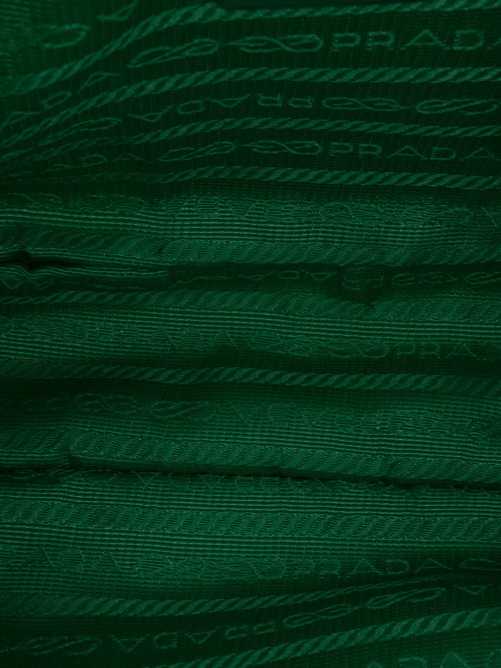 Pre-owned Prada 2019-2025 Mini Tessuto Re Edition 2000 Shoulder Bag In Green