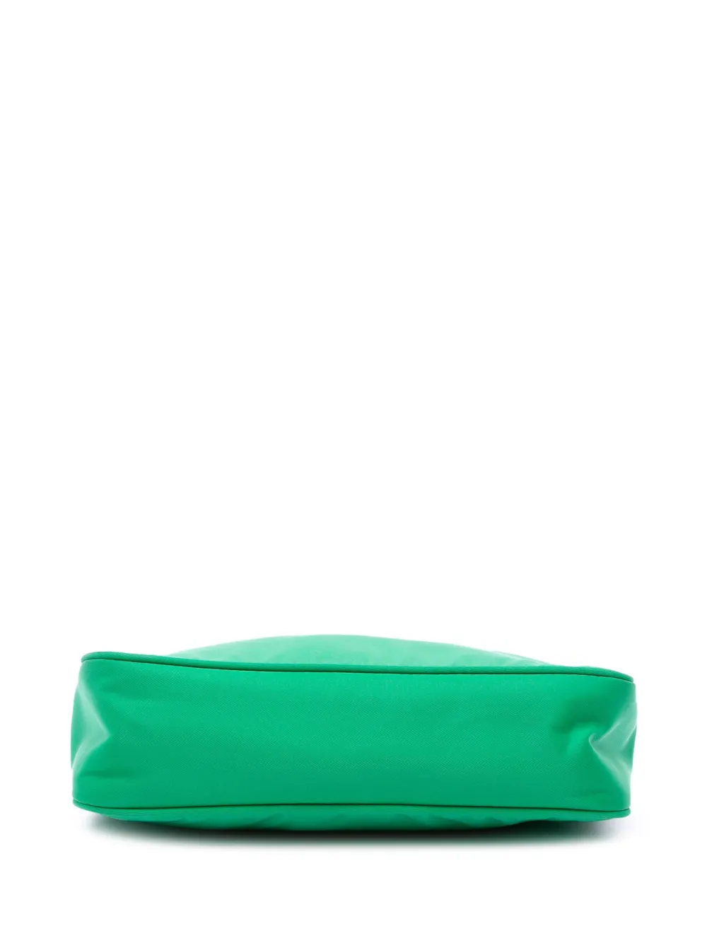 Pre-owned Prada 2019-2025 Mini Tessuto Re Edition 2000 Shoulder Bag In Green
