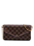 Louis Vuitton Pre-Owned 2018 Damier Ebene Pochette Felicie crossbody bag - Brown