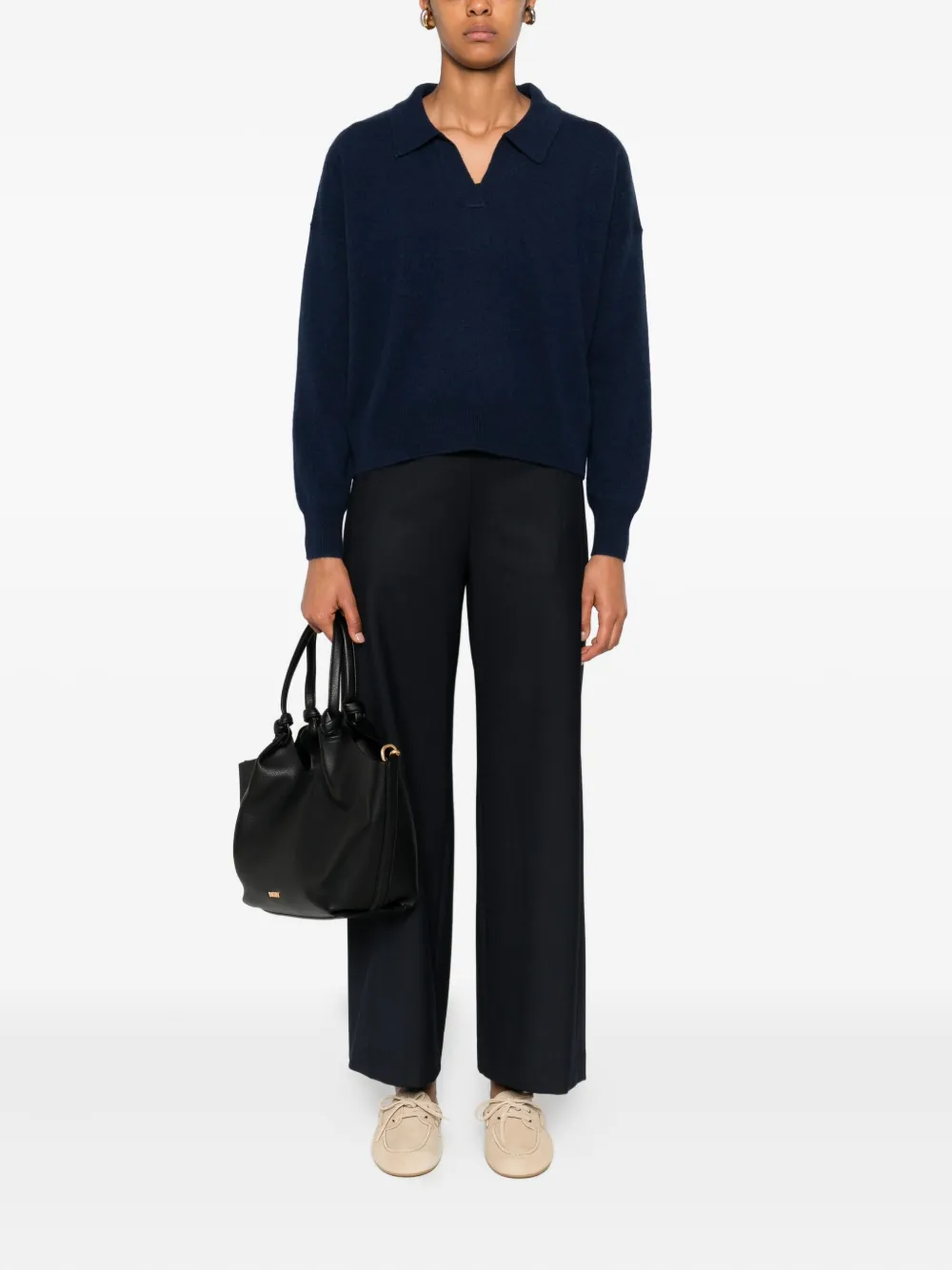 Absolut cashmere V-neck cashmere sweater - Blauw