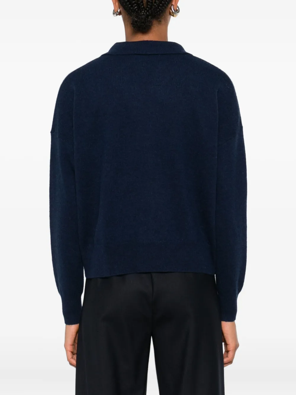 absolut cashmere V-neck cashmere sweater Blauw