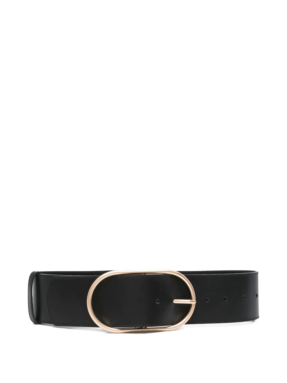Vanessa Bruno oval-buckle leather belt | Black | Image 1
