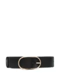 Vanessa Bruno oval-buckle leather belt - Black