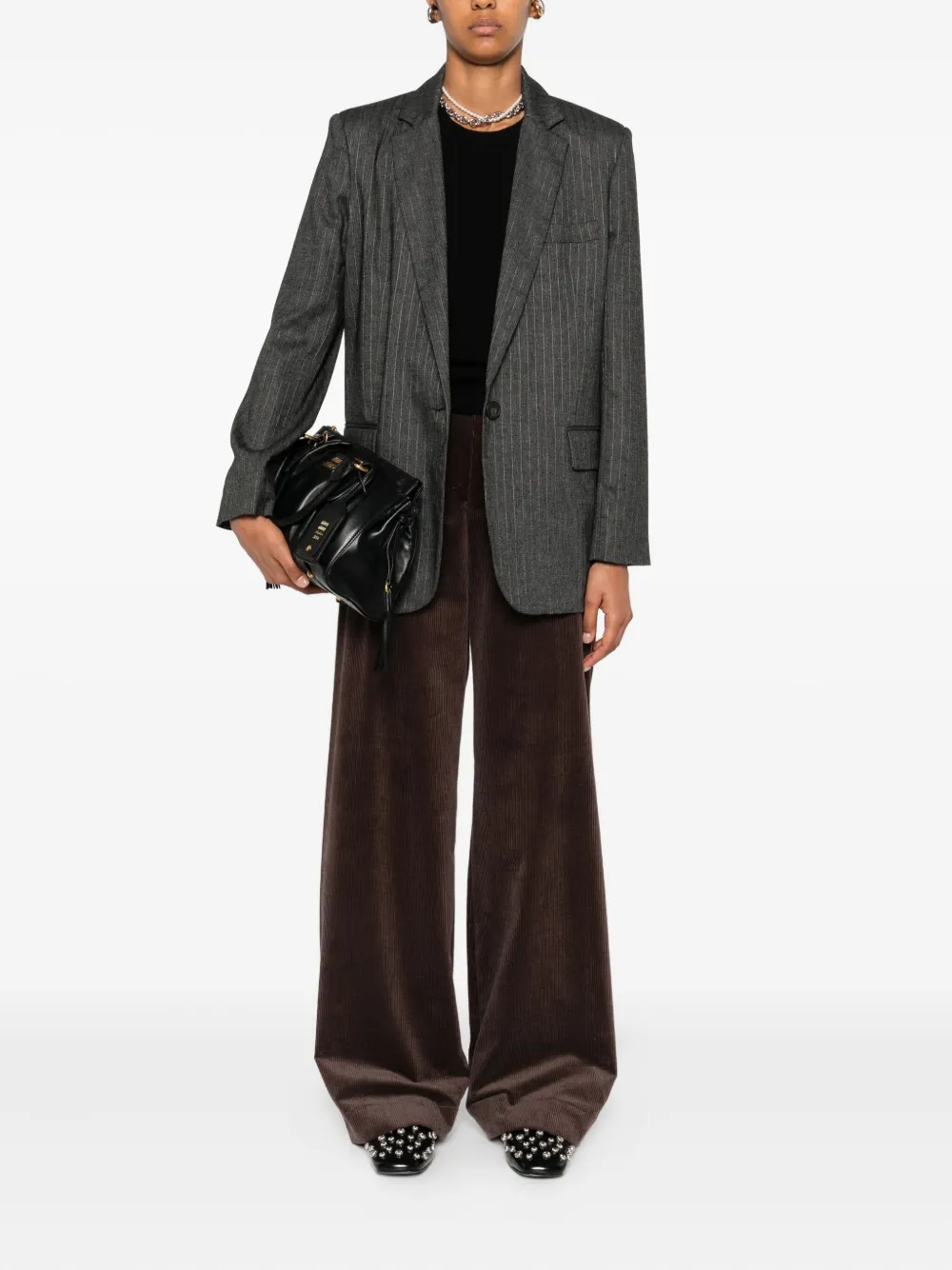Vanessa Bruno pinstripe single-breasted blazer | Blazers | Image 2