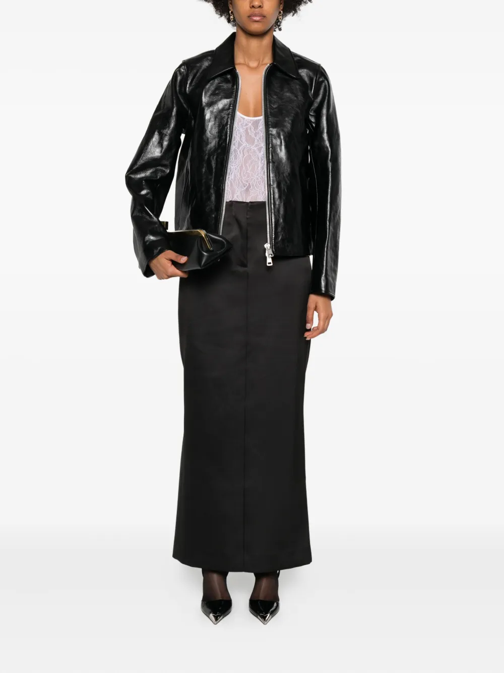 WARDROBE.NYC lace-paneled bodysuit | Vests & Tank Tops | Image 2