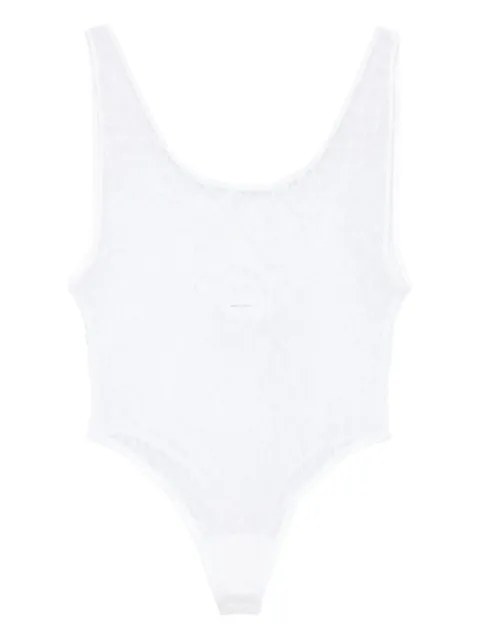 WARDROBE.NYC lace-paneled bodysuit