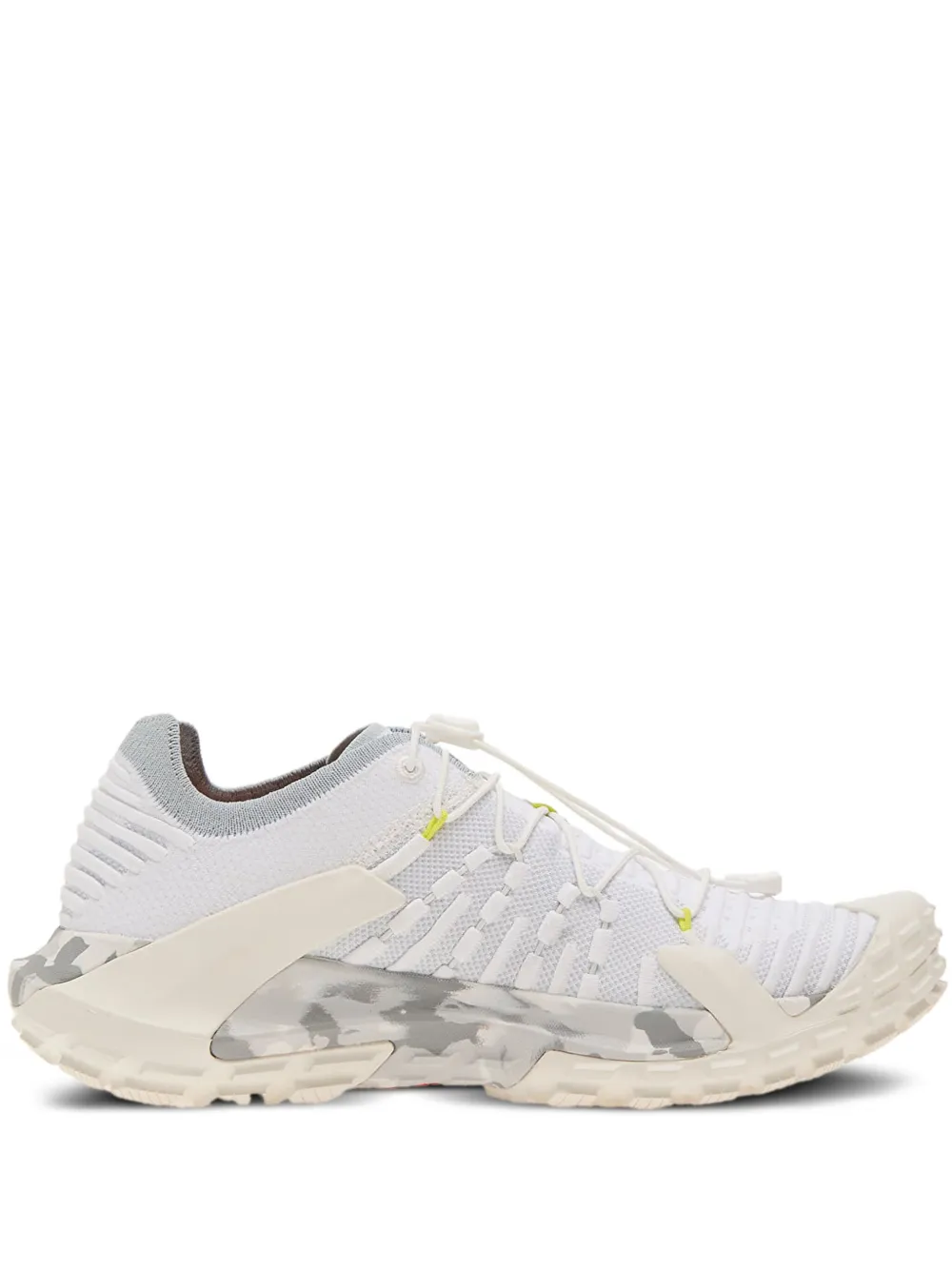 Mammut Hueco Knit II Low knit-panelled sneakers Wit