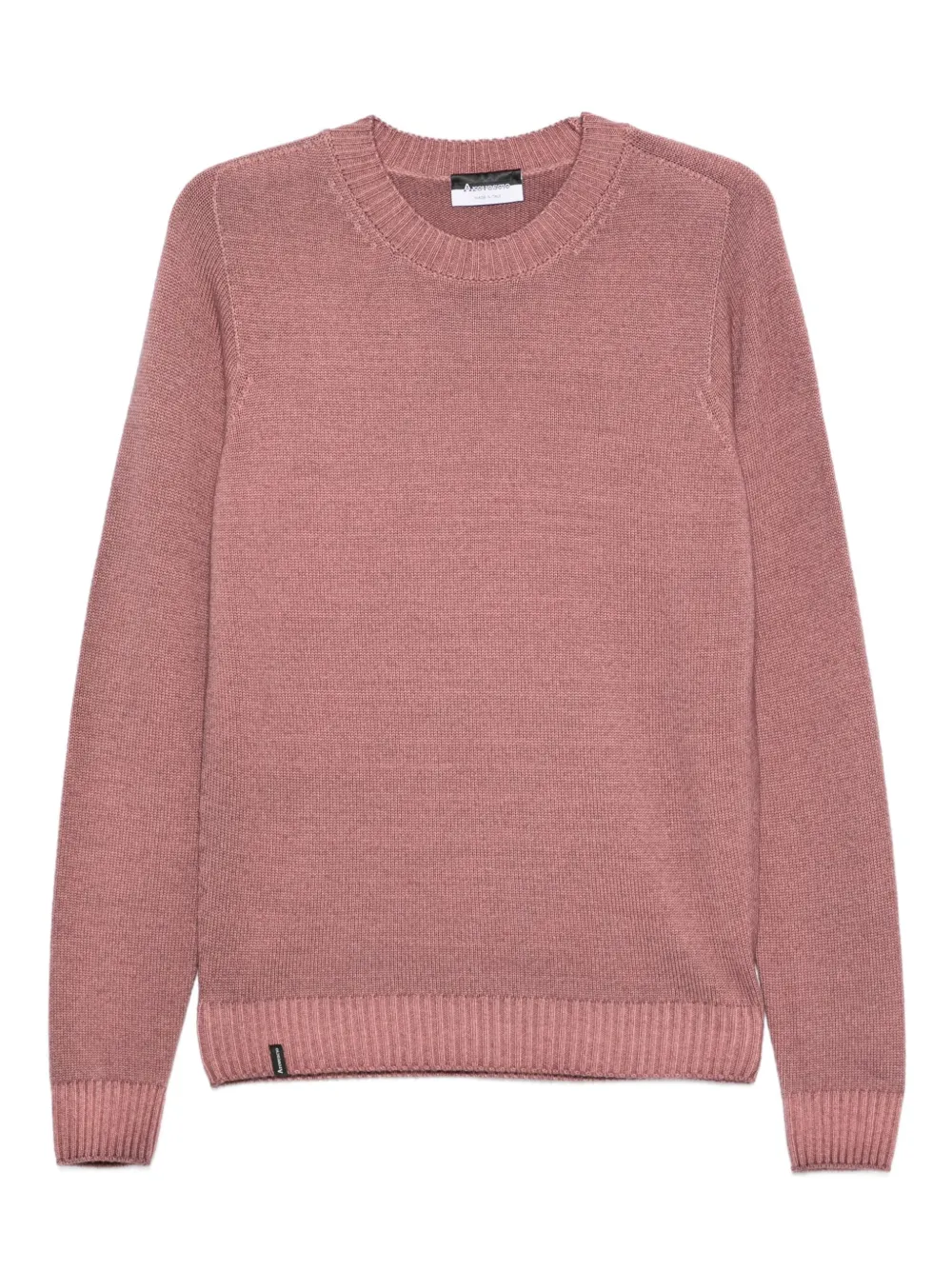 AROVESCIO crew-neck ribbed sweater | Pink | Image 1