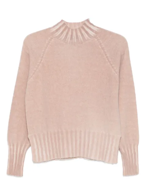 AROVESCIO raglan mock-neck sweater